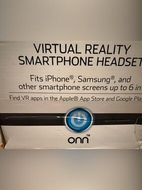 ONNO Virtual Reality Smartphone Headset - Black & Blue Logo